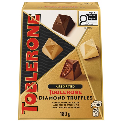 Toblerone Diamond Truffles Assorted 180 g
