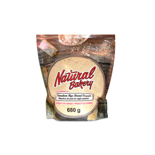 Natural Bakery Canadian Rye Bread Crumbs 680 g