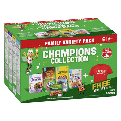 Champions Collection Cereal & Snack Pack 1.679 kg