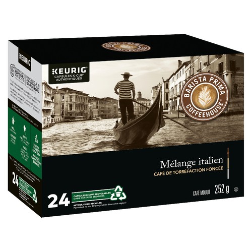 Barista Prima Coffee Pods Italian Roast 24 K-Cups 252 g