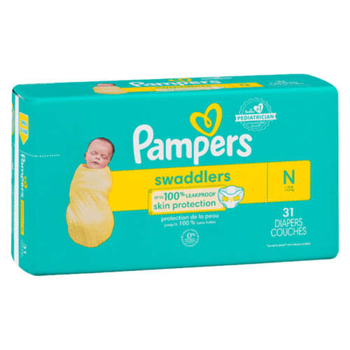 Pampers swaddlers hot sale baby dry