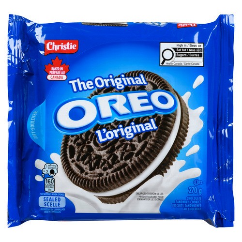 Oreo Sandwich Cookies Original Chocolate 270 g