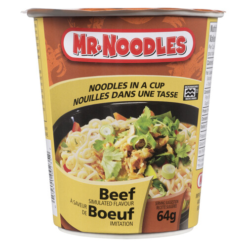 Mr. Noodles Instant Noodles In A Cup Beef 64 g