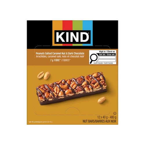 Kind Gluten-Free Nut Bar Salted Caramel Dark Chocolate 40 g