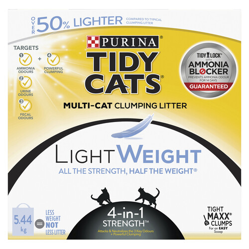 Tidy Cats 4-in-1 Strength Lightweight Cat Litter 5.44 kg