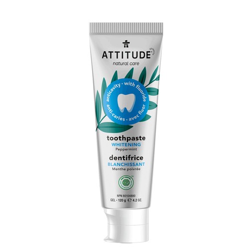 Attitude Super Leaves Toothpaste Fluoride Whitening 120 g