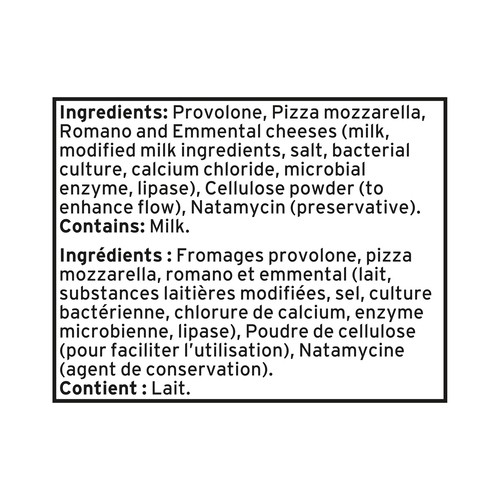 Cracker Barrel Shredded Cheese 4 Cheese Italiano 320 g