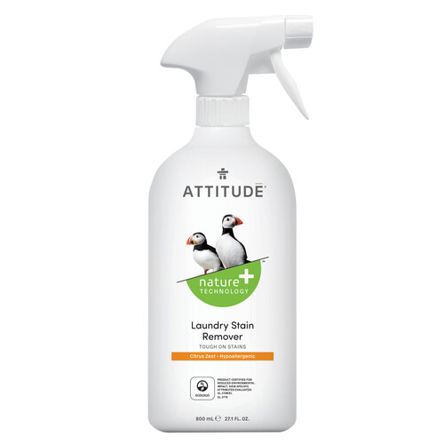 Attitude Nature+ Laundry Stain Remover Citrus Zest 800 ml