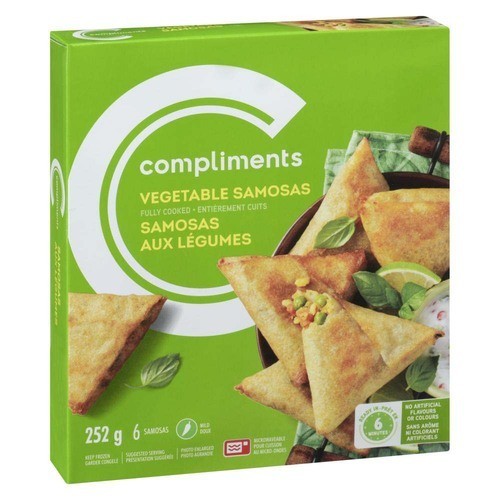 Compliments Frozen Samosas Vegetable 252 g