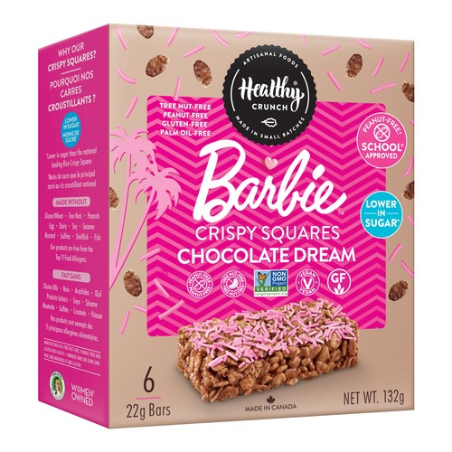 Healthy Crunch Barbie Crispy Squares Chocolate Dream 132 g