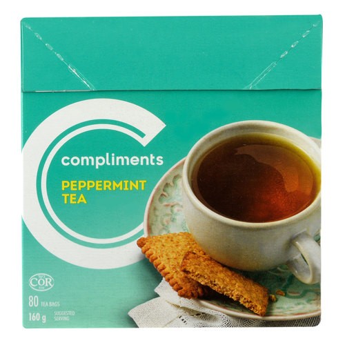 Compliments Peppermint Tea 80 EA