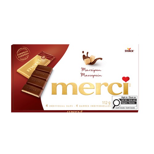 Merci Marzipan Chocolate Tablet 112 g