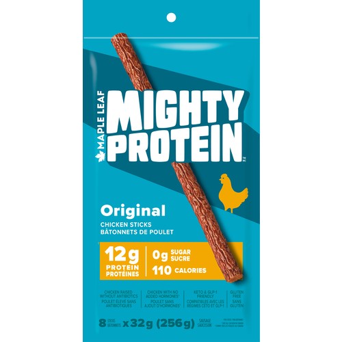 Maple Leaf Mighty Protein Chicken Sticks Original 256 g