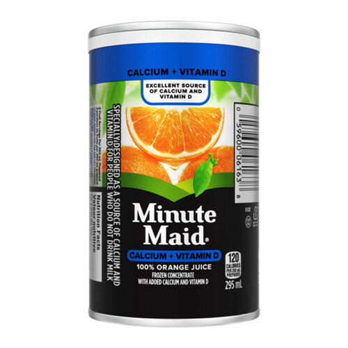 Minute Maid Orange Juice Calcium + Vitamin D Frozen Concentrate 295 ml Can