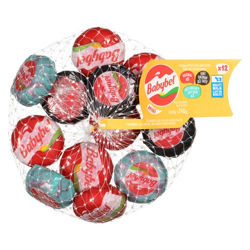 Babybel Semi-Soft Ripened Cheese Mini 12 x 20 g (240 g)
