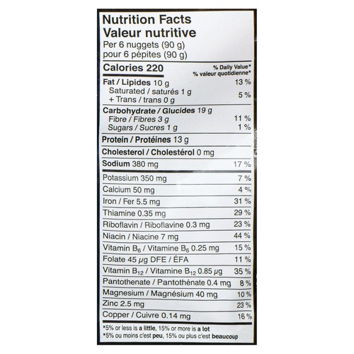 Alpha Foods Plant-Based Frozen Nuggets Meatless Chicken Spicy 283 g