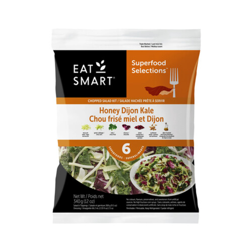 Eat Smart Salad Kit Honey Dijon Kale Mix 340 g