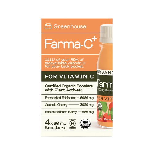 Greenhouse Juice Farma-C Plus 4 x 60 ml (bottles)