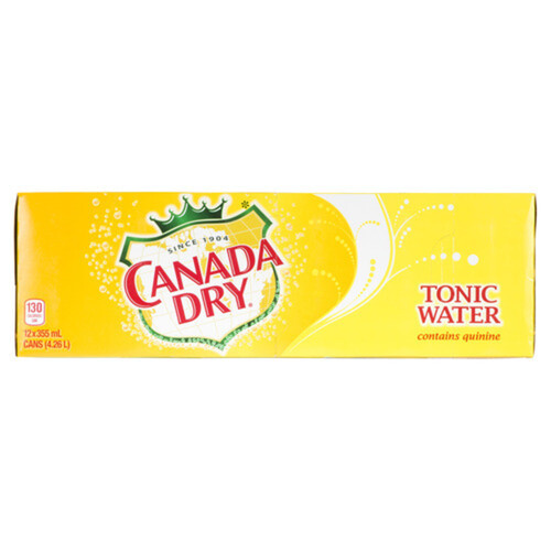 Canada Dry Soft Drink Tonic Water 12 x 355 ml (cans)