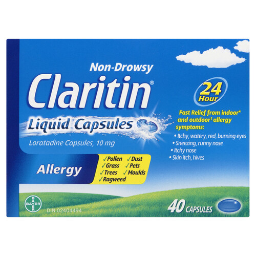 Claritin Allergy Liquid Capsules 40 EA