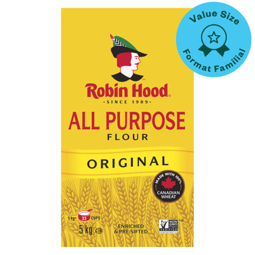 Robin Hood Flour All Purpose Original Value Size 5 kg