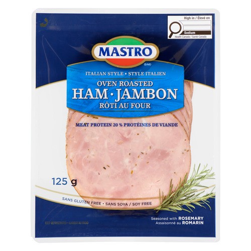 Mastro Deli Ham Oven Roasted Rosemary 125 g