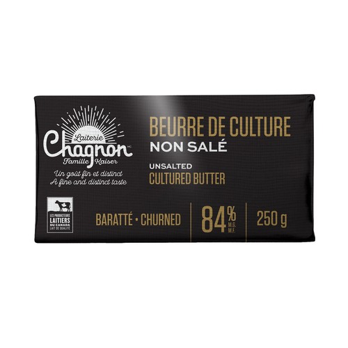 Laiterie Chagnon Famille Kaiser Churned Butter Unsalted 250 g