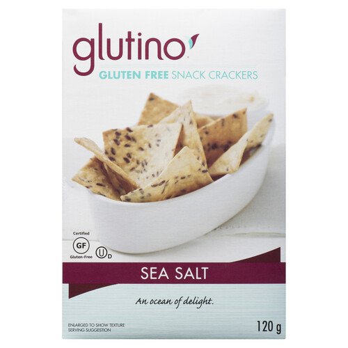 Glutino Sea Salt Gluten-Free Crackers 120 g