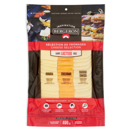 Bergeron Lactose-Free Inspiration Sliced Cheese 400 g