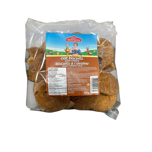 Dovgan Biscuits Oatmeal With Raisins 500 g