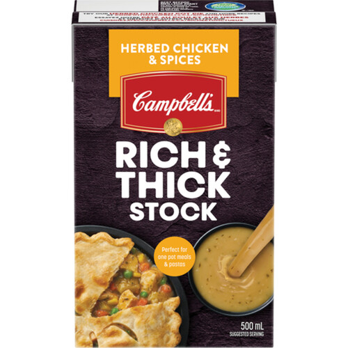 Campbell's Rich & Thick Stock Herbed Chicken & Spices 500 ml