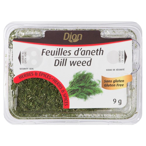 Les Aliments G. Dion Gluten-Free Spice Dill Weed 9 g