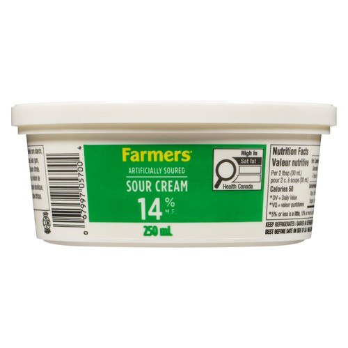 Farmers 14% Sour Cream 250 ml