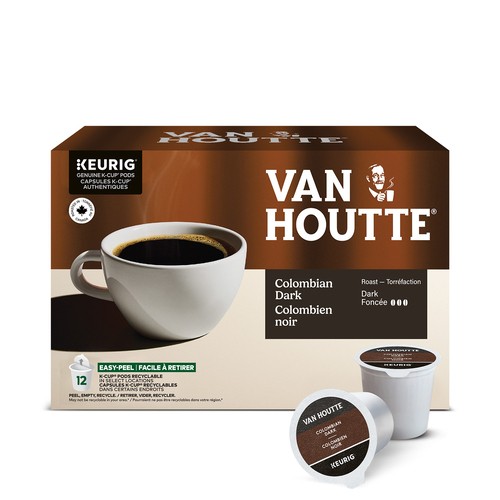 Van Houtte Coffee Pods Colombian Dark Roast 12 K-Cups 105 g