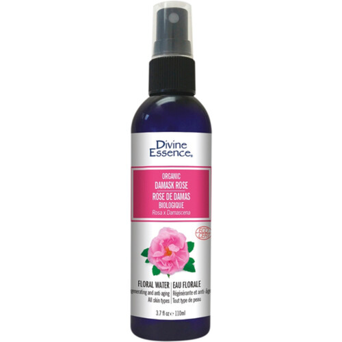 Divine Essence Organic Floral Water  Damas Rose 100 ml