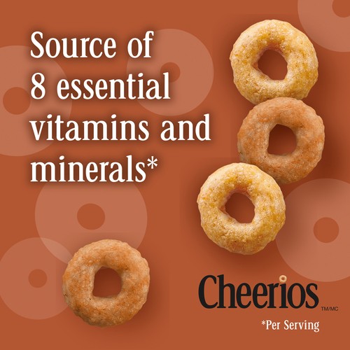 Cheerios Vanilla Spice Breakfast Cereal Whole Grains 342 g