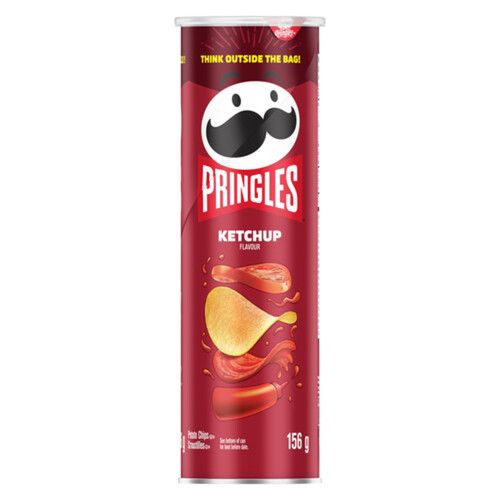 Pringles Canned Potato Chips Ketchup 156 g