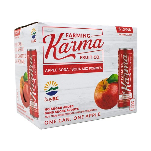 Farming Karma Soda Apple 6 x 310 ml (cans)