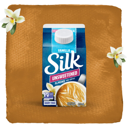 Silk Dairy-Free Almond Coffee Creamer Unsweetened Vanilla 473 ml
