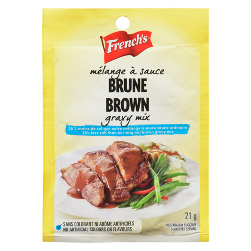 French's Brown Gravy 25% Less Salt 21g