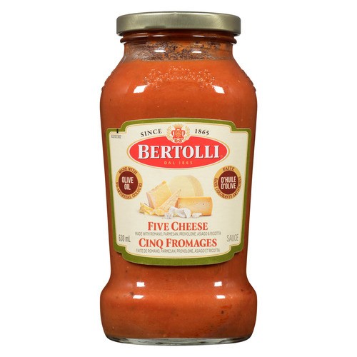 Bertolli Sauce Five Cheese 630 ml