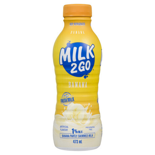 Milk 2 Go 1% Milk Banana Blast 473 ml