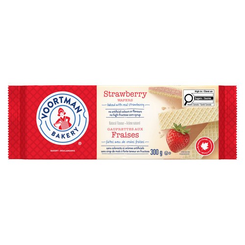 Voortman Wafers Strawberry 300 g