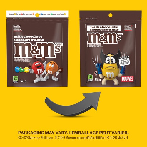 M&MS Family Size Milk Chocolate 345 g