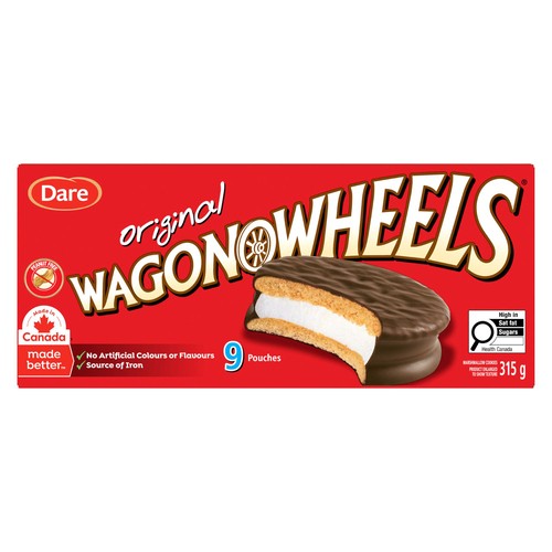Dare Wagon Wheels Peanut-Free Marshmallow Cookies Original 315 g