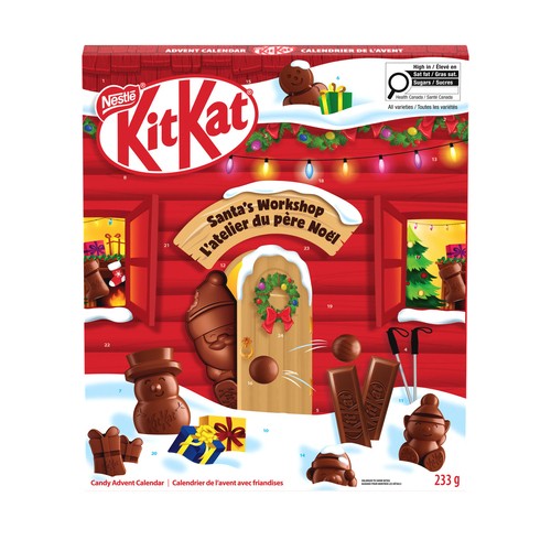 Kit Kat Chocolate Advent Calendar Santa's Workshop 233 g