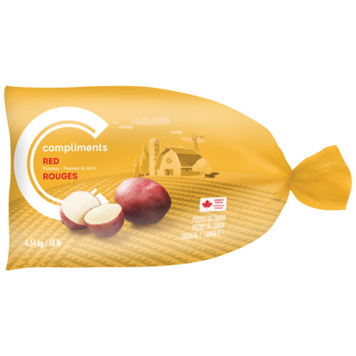 Compliments Potato Red Poly Bag 4.54 kg