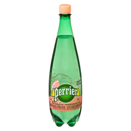 Perrier Carbonated Water Grapefruit 1 L (bottle)