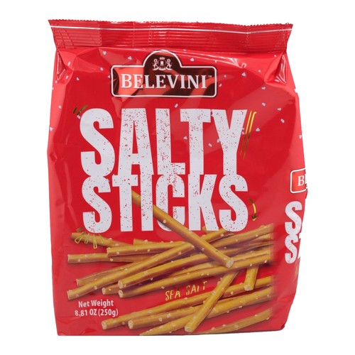 Belevini Salty Sticks Snacks Sea Salt 250 g