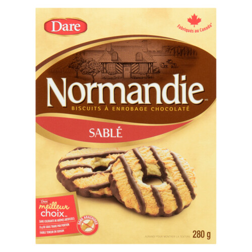 Dare Normandie Peanut-Free Shortbreads Cookies Chocolate 280 g 